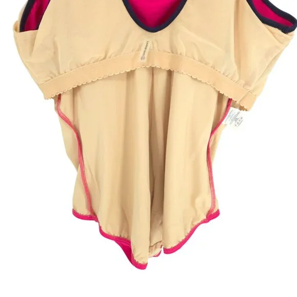 Lands' End Swim suit Pink One Piece Summer Vacation Pool Party Ocean Modest 22W - Picture 15 of 16